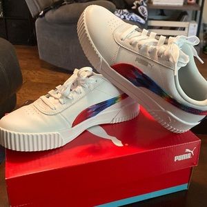 Puma Carina Tie Dye Athletic Shoe Womens Size 9